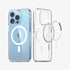 ACS03210 - iPhone 13 Pro Max Case Ultra Hybrid Mag Safe Compatible in white showing the back
